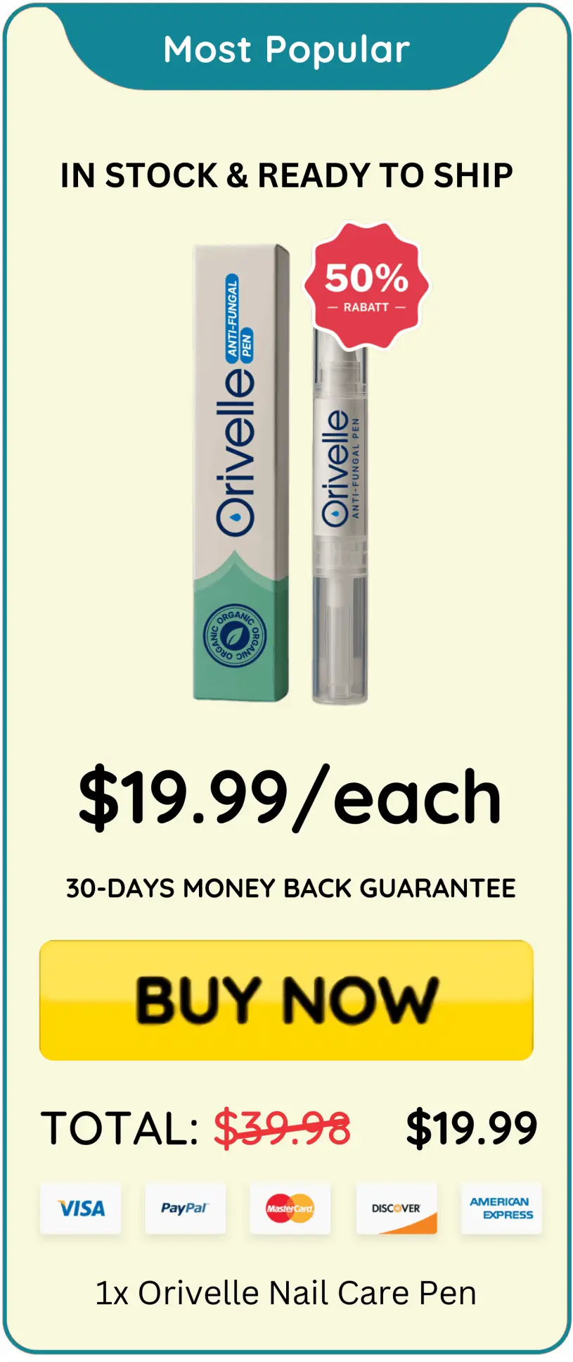 Orevelle Nail Fungus Pen price – Orevelle